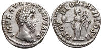 Lucius Verus (161-169) AR Denar Rom, PROVIDENTIA