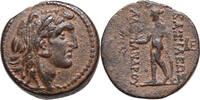 AE  Alexander I. Balas (152-145 BCE) Apollo hält Pfeil und Bogen. Gutes Portrait! ss