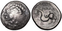 Ostkelten, Zickzackgruppe (3/2 Jh. v.u.Z.) AR Tetradrachme Imitation von Philipp II. von Makedonien. Zeuskopf / Reiter auf Pferd. -