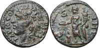 AE-20 Unter Valerian/Gallienus Mysien, PARIUM. Pseudo-autonom Heros Parios, Genius, Sehr SELTEN! ss