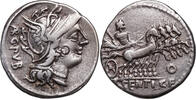 L. Sentius C. f. (101 BCE) AR Denar behelmter Romakopf / JUPITER in Vikt... 139,00 EUR  zzgl. 9,00 EUR Versand