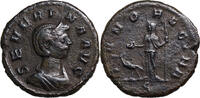 Severina (270-275) 'Sesterz'/As Rom, 275. Juno/Pfau. Selten! ss 220,00 EUR  zzgl. 12,00 EUR Versand