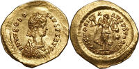 Theodosius II. (408-450) AV Tremissis Konstantinopel. Viktoria mit Kranz... 890,00 EUR  zzgl. 15,00 EUR Versand