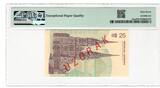 Croatia 25 Dinara SPECIMEN 1991 PMG 67EPQ