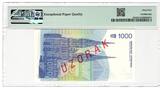 Croatia 1000 Dinara SPECIMEN 1991 PMG 65EPQ