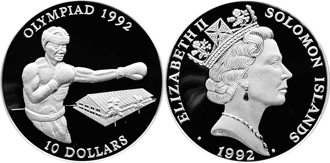 Salomonen 10 1992 50 Olympische Spiele in Barcelona Boxen PP MA