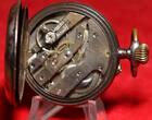 ca.1800 Antike Taschenuhr, geschwärztes Silber, guter Zustand gut