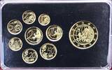MALTA 3,88 € KMS 2008 + Medaille vergoldet in einem Hartplastik-Blister UNC