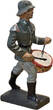 Dritte Reich  LINEOL - Best Nr. 5/42 Trommler marschierend - 1934-1939 - 7,5cm Serie