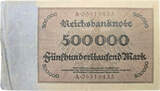 500000 Mark WEIMAR 5000000 Mark 01.05.1923 KN 05515433 IIII