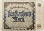 Deutschland  Reichsschuldenverwaltung 5000 Mark 02.12.1922 KN 17885 II
