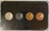 ÖSTERREICH 8 € 4 X 2 € Edelmetall-Set 2012 Prestige-Coincard UNC