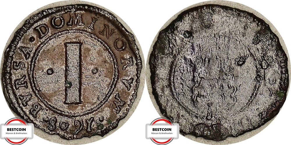 MÜNSTER 1 Pfennig 1608 Weingärtner 30a Münze aus dem Erzbistum