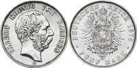 SACHSEN 5 Mark J 122 - geprägt unter König Albert -
