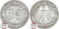 WEIMARER REPUBLIK 50 Reichspfennig J 324 - Kursmünze der Weimarer Republik -