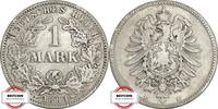 KAISERREICH 1 Mark J 9 - Kursmünze aus dem Kaiserreich -