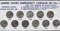USA 11 X 5 Cent KM 192a - 11 X 5 Cent in einer Folie -