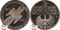 BRD J 388 - Germanisches Museum - mit Gutachten 5 Mark 1952 D PP-, min berührt, win. Krätzerchen