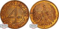 4 Pfennig 1932 E WEIMARER REPUBLIK J 315 - wurde nur 1932 geprägt VZ+
