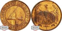WEIMARER REPUBLIK 4 Pfennig J 315 - wurde nur 1932 geprägt -