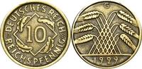 WEIMARER REPUBLIK 10 Reichspfennig J 317 Kursmünze -