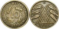 WEIMARER REPUBLIK 10 Reichspfennig J 317 Kursmünze -