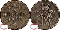 HESSEN-KASSEL 1 Heller AKS 28 - geprägt unter Kurfürst Wilhelm II. -