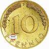 BRD 10 Pfennig J 383 Seltenes Jahr und Buchstabe -