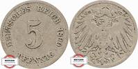 KAISERREICH 5 Pfennig J 12 - Kursmünze aus dem Kaiserreich -