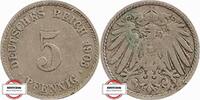 KAISERREICH 5 Pfennig J 12 - Kursmünze aus dem Kaiserreich -