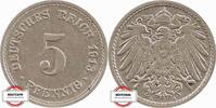 KAISERREICH 5 Pfennig J 12 - Kursmünze aus dem Kaiserreich -