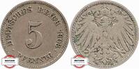 KAISERREICH 5 Pfennig J 12 - Kursmünze aus dem Kaiserreich -