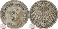 KAISERREICH 5 Pfennig J 12 - Kursmünze aus dem Kaiserreich -