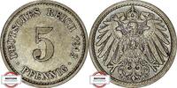 KAISERREICH 5 Pfennig J 12 - Kursmünze aus dem Kaiserreich -