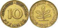 BRD 10 Pfennig J 383 Seltenes Jahr und Buchstabe -