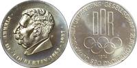 DDR Medaille zur Förderung des Olympischen Gedankens - Pierre de Coubertin -