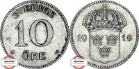 10 Öre 1918 SCHWEDEN KM 780 - geprägt unter König Gustaf V. VZ-STG