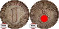 DRITTE REICH 1 Pfennig J 361 - Kursmünze -