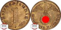 DRITTE REICH 1 Reichspfennig J 361 - geprägt im Dritten Reich -