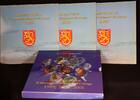 3 x 3,88 €  + Medaille 1999-2001 FINNLAND KMS - Kursmünzensatz STG