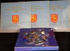 3 x 3,88 €  + Medaille 1999-2001 FINNLAND KMS - Kursmünzensatz STG