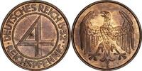 WEIMARER REPUBLIK 4 Pfennig J 315 - wurde nur 1932 geprägt -