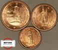 SAN MARINO 1, 2 und 5 Cent 1, 2, u. 5 Cent frisch aus der Rolle -