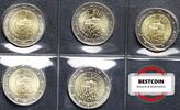 BRD 5 X 2 € J 594 - Gedenkmünze - 25 Jahre Deutsche Einheit - A-J - lose -