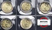 BRD 5 X 2 € J 568 - Gedenkmünze - Niedersachsen - A-J - lose -