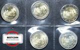 BRD 5 X 2 € J 588 - Gedenkmünze - Bayern - A-J - lose -