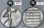 KAISERREICH Medaille - Kaiser Wilhelm II - Fackelläufer - versilbert -