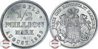 HAMBURG 1/2 Million Mark J N34 - Notgeld der Stadt Hamburg -