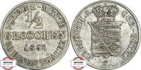 SACHSEN-COBURG-GOTHA 1/2 Groschen AKS 112 - geprägt unter Herzog Ernst II. -