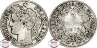 2 Francs 1872 A FRANKREICH KM 817 - Kopf der Marianne fast SS